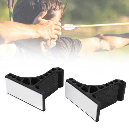Wall Mount Bow Hanger ABS Archery Support for Recurve Bows Black