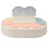 Cupcake-Drehteller 30.7x22x6.3 cm klar, 3xAA 16