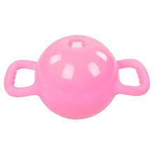 Water Filled Kettlebells, Non-Slip Handle, Pink 12.9in