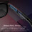 Smart Glasses KY02B: Open Ear Wireless Headphones Silver 10