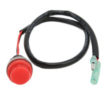 Interruptor de arranque y paro para motor fuera de borda, 45 cm, PVC, pulsador, sin llave