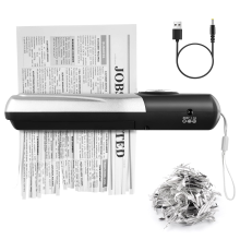 Portable Mini USB Shredder ,Strip Cut for Home & Office Use