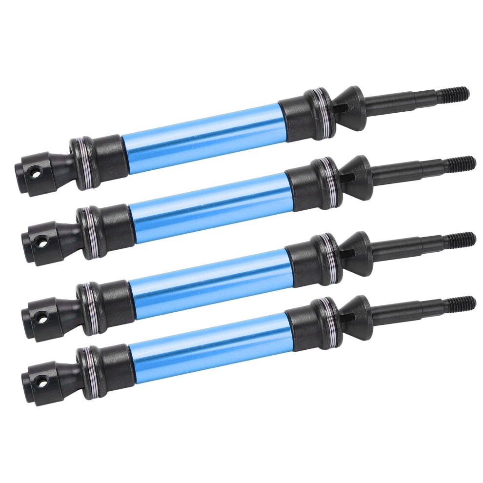 4pcs RC Steel Drive Shaft for 1/10 Slash Blue, 115mm Expandable-image-OPC-PJBPNFF-NEW