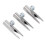 Taille-crayon pour sourcils en forme de U – Argent 16