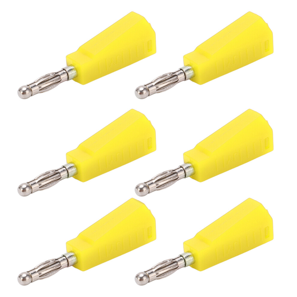 20Pcs 4Mm Banana Plugs Yellow Low Loss Electrical Connectors 9301333026011