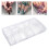 500 piezas de tips de uñas largas - plástico transparente 16