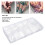 500 piezas de tips de uñas largas - plástico transparente 4
