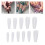 500 piezas de tips de uñas largas - plástico transparente 15