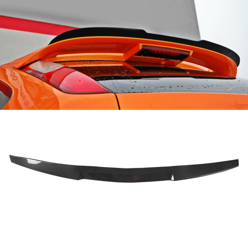 Carbon Fibre Style Rubber Rear Trunk Spoiler Lip 121Cm X 7.5Cm 9441333027738