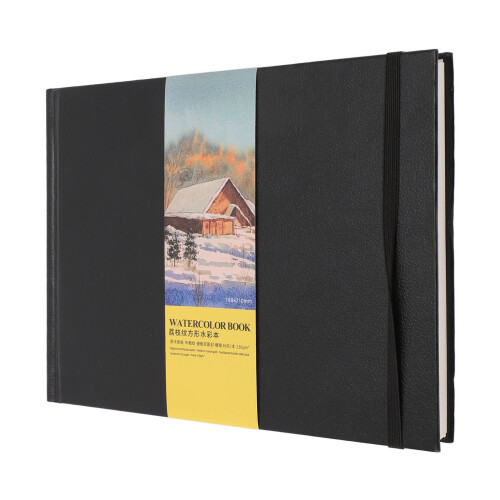 Cuaderno de acuarelas 36 hojas 21x14.8cm blanco