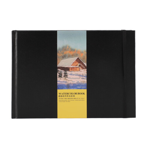 Cuaderno de acuarelas 36 hojas 21x14.8cm blanco 1