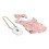 20cm/8in Plüsch-Puppen-Kleider-Set mit Schleifen-Kleid 12