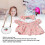 20cm/8in Plüsch-Puppen-Kleider-Set mit Schleifen-Kleid 4