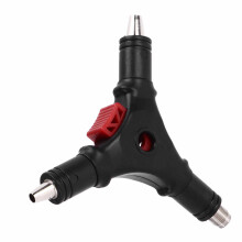 4-in-1 Strumento spelacavi per connettori F per cavi RG59 e RG6 ABS