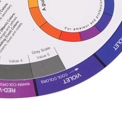 Color Wheel Reversible Blending Effect Poster, Easy to Use Paper Art Tool 2