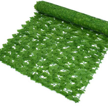 Artificial ivy hedge privacy screen extension plastic fence outdoor column green plant LXTINGDP240608