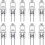 G4 Halogen Bulb 12V 20W, G4 Light Bulb, Dimmable G4 Halogen Bulb, 3000K Warm White, No Flickering, G 1