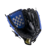 Baseball glove Outdoor Sports Training practice Left or right (Color : Blue Black, Size : 12.5Inch)