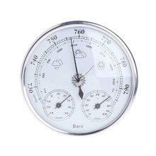Wallmounted household barometer thermometer hygrometer weather station Ref: 8876