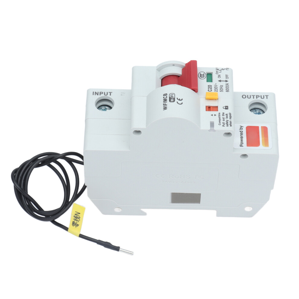 Flame Retardant 1P Wifi Circuit Breaker Safe Maintenance Lock Feature 6901333032253