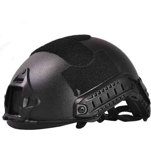 Tactical Airsoft Paintball CS Helmet ABS Plastic Matte Black Adjustable
