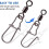 Fishing Swivels With Locking Hooks, Ball Bearing, 10 Pack 4