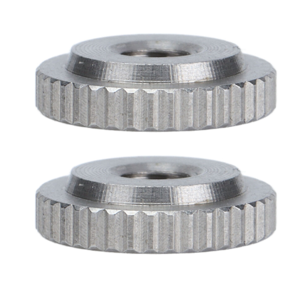 Stainless Steel M4 Knurled Thumb Nut 304 Flat Head Through Hole Hand Tightening 4921333033328