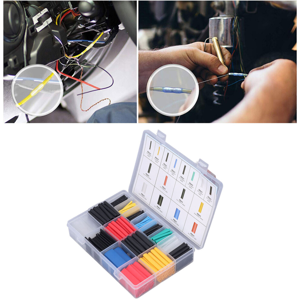 580Pcs Heat Shrink Tubing Kit, Assorted Sizes & Colors For Diy Electronics 4921333033823