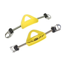 Swimming fin strap made of stainless steel for diving and snorkeling with adjustable buckles, steel fin strap for water sports