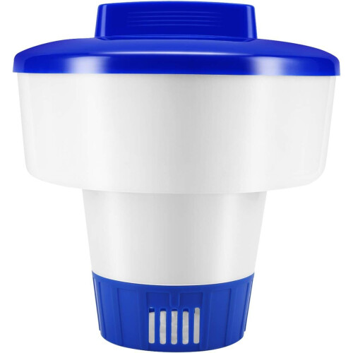 Floating diffuser for swimming pools and hot tubs, floating chlorine diffuser/dispenser refillable