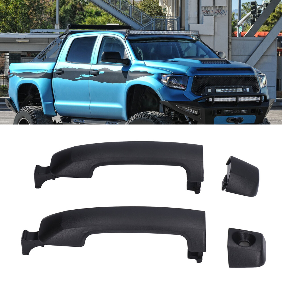 Durable 2Pcs Outer Door Handles For Fj Cruiser 2007Â2014 Black 4111333037420