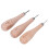 3Pcs Leather Awl High Hardness Ergonomic Design 10