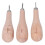 3Pcs Leather Awl High Hardness Ergonomic Design 3