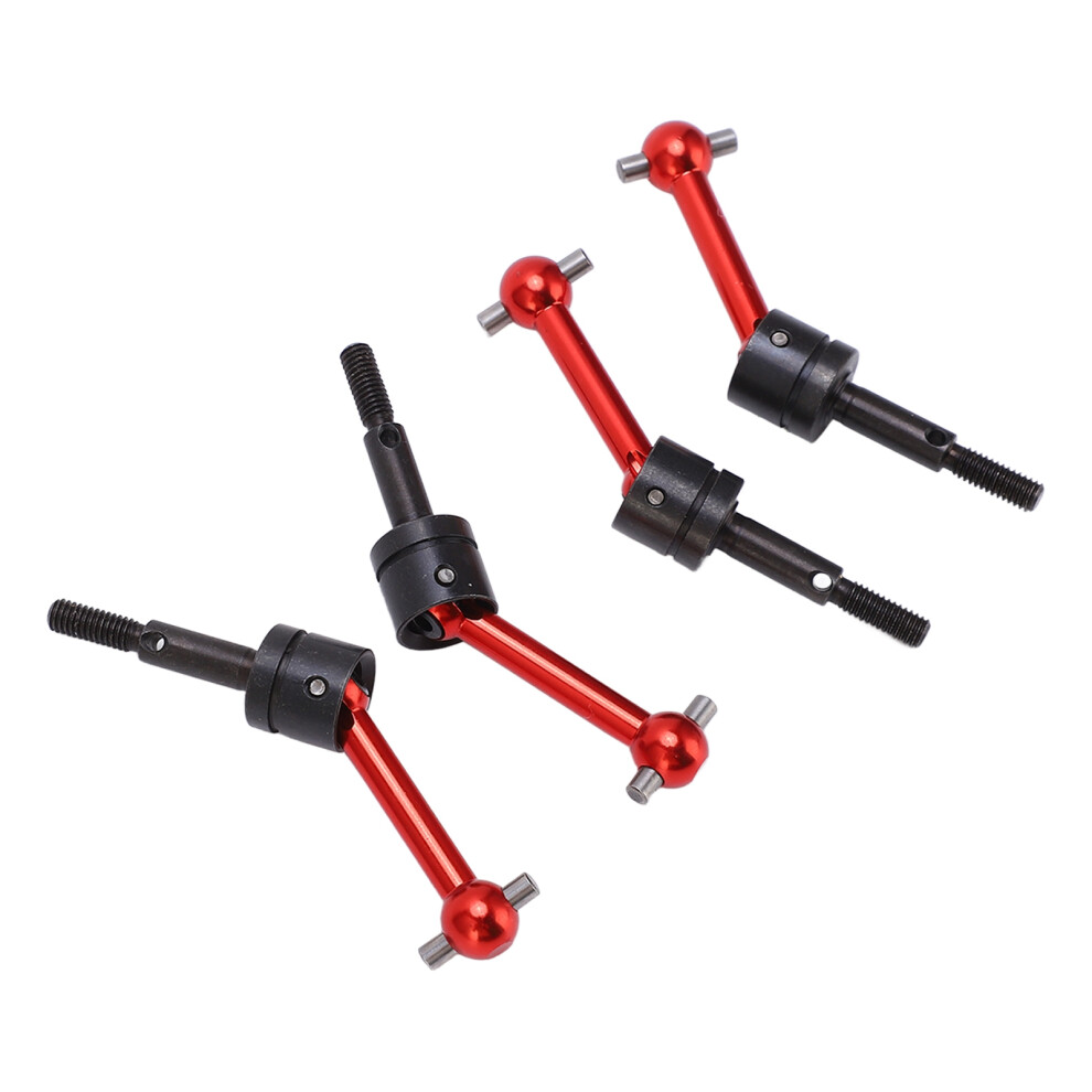 Universal 4Pcs Metal Drive Shafts Cvd 70Mm For 1/10 Rc Car Tamiya Tt02 Red 9301333039981