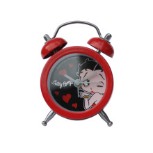 Betty Boop Mini Clock (Hearts)