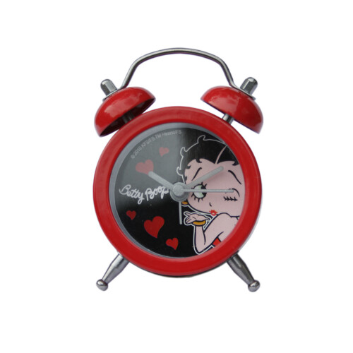 Betty Boop Mini Clock (Hearts)