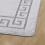 (80x150) Plain Non Slip Door Gel Mat - Silver 3