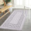 (80x150) Plain Non Slip Door Gel Mat - Silver 4