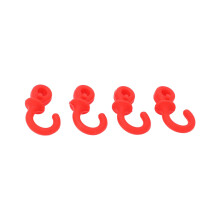 4Pcs Archery Bow String Silencers Rubber Shock Absorbers Red for Compound Bow