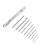 Double Hand Drill Rust Proof Durable 2 Collet Design 3 Jaw Collet Set 15
