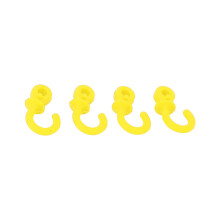 4Pcs Yellow Bow String Silencers for Archery Vibration Reduction