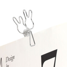 20 pièces de clips argentés en métal creux, 3,3  1,2 cm