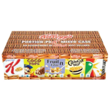 Kellogg's Cereal Portion-Pak Mixed Case (35xSgl) MRC87573 - Includes Cornflakes, Crunchy Nut, Fruit'n Fibre, Coco Pops & Special K