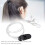 Clip d’aide auditive en ABS transparent et support de cordon 12