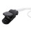 Clip d’aide auditive en ABS transparent et support de cordon 11
