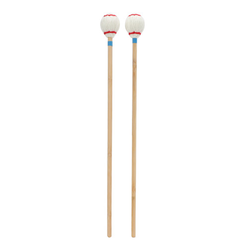 Durable Yarn Mallet Pair with Medium Hard Heads for Instrument Use 1