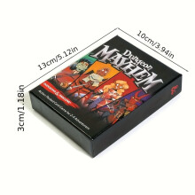 (1 Set) Dungeons & Dragons - Dungeon Mayhem Card Game English Version - Character-Specific Decks & Intense Battle Mechanics - 2-4 Players