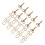 10 Pcs Fur Coat Hook Fasteners Sew for Over Coat 13