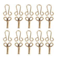 10 Pcs Fur Coat Hook Fasteners Sew for Over Coat