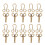 10 Pcs Fur Coat Hook Fasteners Sew for Over Coat 1